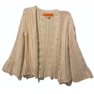 Cynthia Steffe crochet cardigan
